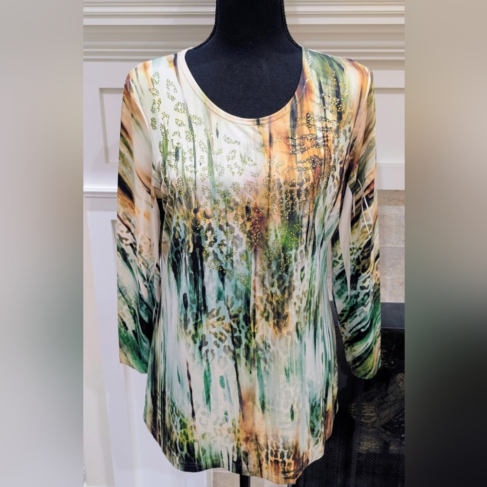 Reba Medium Tunic Top w/Bling